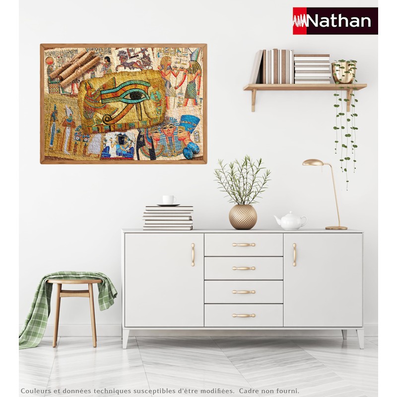 Nathan - Puzzle 1000 Pieces - Ancient Egyptian Papyri -