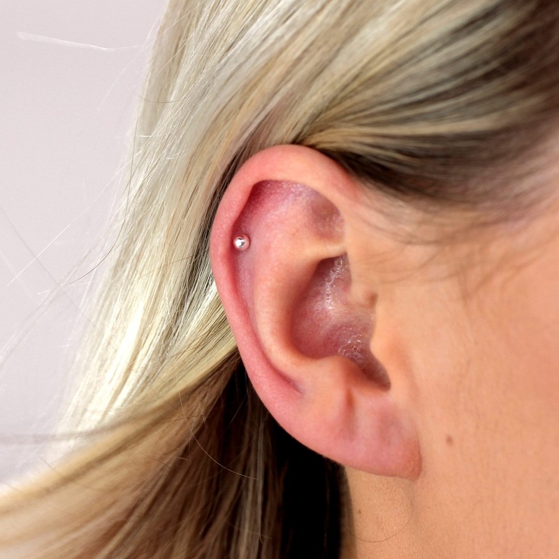 Sterling Silver Ball Stud Earring Set 2 3 & 4mm