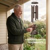 36" Memorial Wind Chimes for Outside, Sympathy Gift for Loss