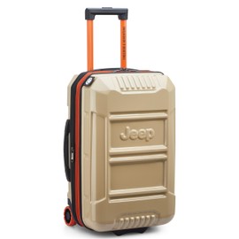 Jeep JH003B Hardside Expandable Luggage with Two Wheels, Warm Sand, Carry-On 21 Inch