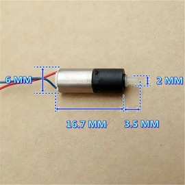 Micro 6mm DC 3V Mini Planetary Gear Motor 1200RPM Coreless Gearbox DIY Robot Car