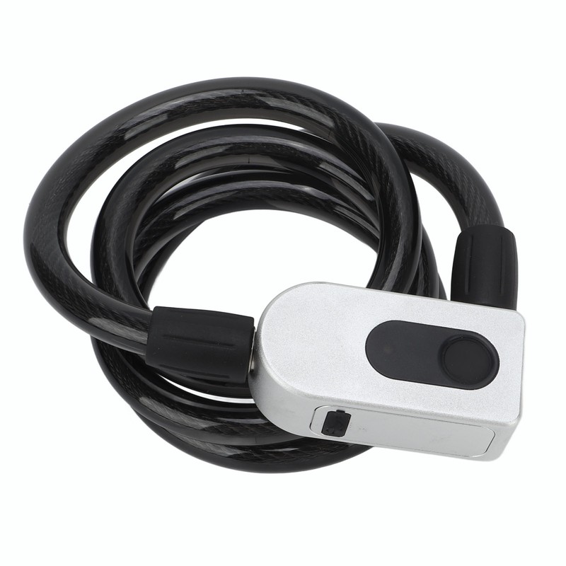Smart Bluetooth Fingerprint Cable Lock Anti Theft Keyless Electronic for
