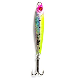 Fladen Shiner Speed Jig 30 g, 40 g and 50 g Speed Pirk Pollock Lead-Free Saltwater Bait Norway Bait (30 g, Lime)