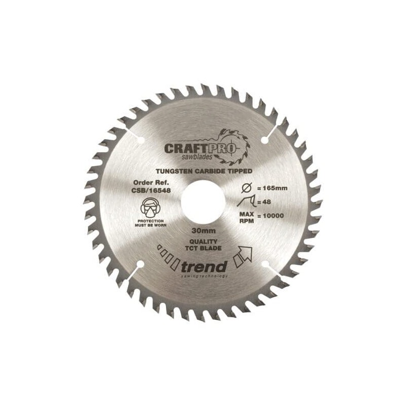 Trend Wood Circular Saw Blade, 190mm Diameter, 16mm Bore, 40
