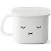 Fuji Enamel Miffy Face Oven-Safe Square Stock Pot Miso Pot