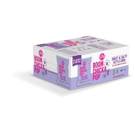 Angie's BOOMCHICKAPOP Gluten Free Sweet and Salty Kettle Corn, 1 Ounce Vegan Snack Pack Bags (Pack of 24)