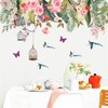 WOHAHA Wall Sticker, Stylish, Plant, Flower, Wall Sticker, Green, Scenery,