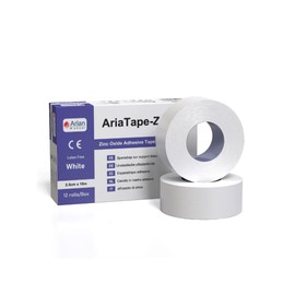Zinc Oxide Tape - 1 Roll 2.5cm x 10m for Sport Athletic Injury | Wrist Finger Strapping Athletic Sports Tape | Blister Prevention Boxing, Rugby & Football Athletic Tape for Sports Injury (2 Units)