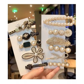 FairyBae 11 Kit Broche Pinza Pasador Cabello De Moda Flores Perlas