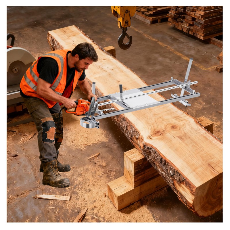 ECOTRIC 14"- 36" Chainsaw Mill Portable Sawmill Bar Chain Saw