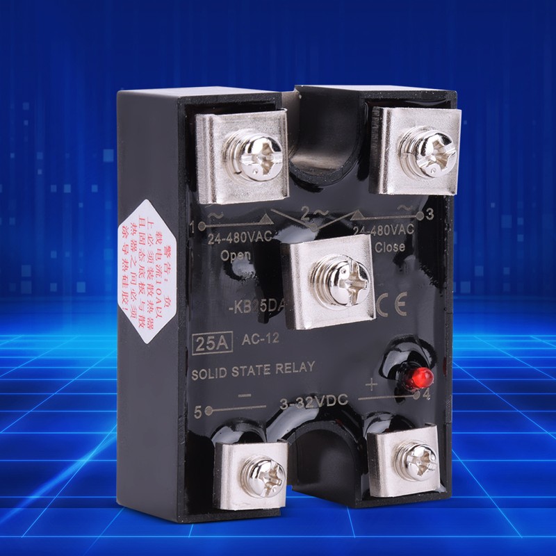 BERM KB25DA Solid State Relay 25A Single Phase 1NO1NC Solid
