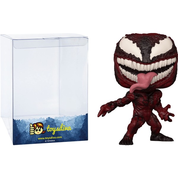 Carnage: P o p ! Vinyl Figurine Bundle with 1 Compatible 'ToysDiva' Graphic