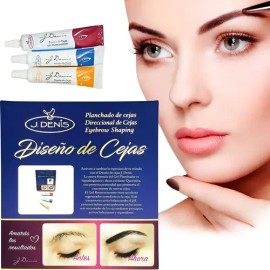 Kit Planchado Cejas J Denis Profesional Laminado 10 Pack