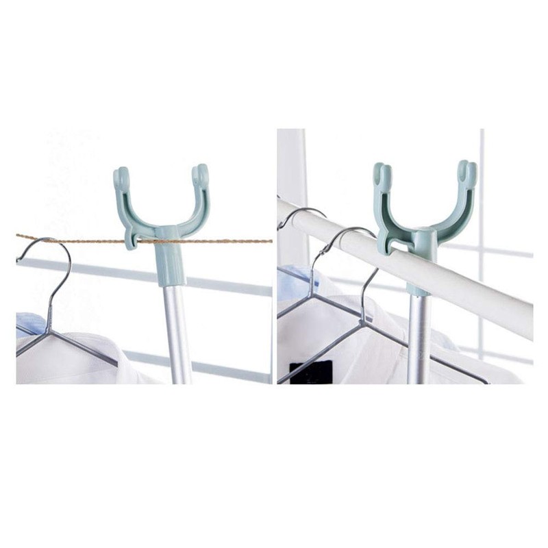 Clothes Hook Pole, Pole To Reach High Hanger, Extendable From