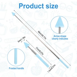 4pcs Teacher Pointer Stick Arrow, Retractable Pointer Handheld Extendable Whiteboard Pointing Stick Telescopic Pointer Sticks for School Office Presentation Classroom (Macaron Colors)
