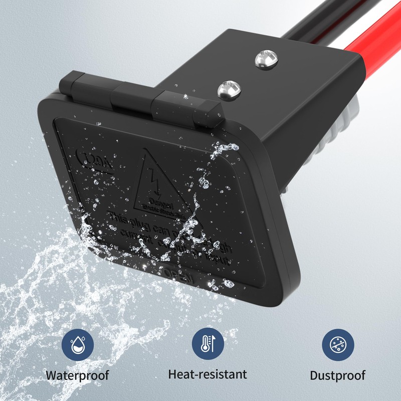 RVBOATPAT 120 Amp Battery Quick Disconnect Connector with Plug Mounting