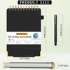Top Spiral Notebook, A5 Hardcover Top Bound Steno Pads, 240