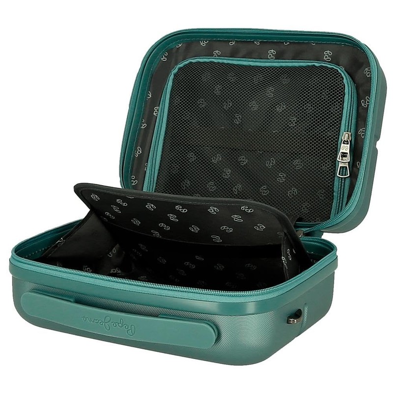 Pepe Jeans Highlight Cabin Toiletry Bag Travel Luggage Interior with