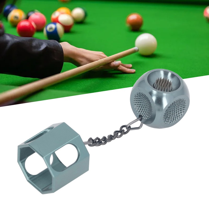 Billiard Chalk Holder Aluminum Alloy Portable Magnetic Pool Cue Chalk