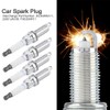 KIMISS 4pcs Spark Plug, for NISSAN Altima Rogue Sentra, Stainless