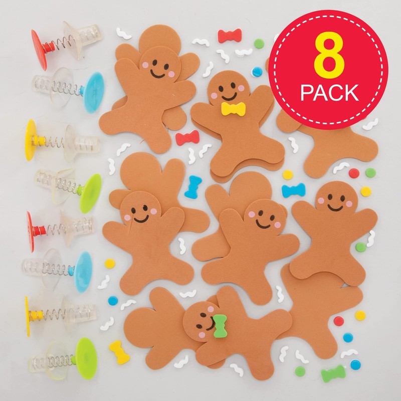Baker Ross FE934 Gingerbread Jump Up Kits - Pack of