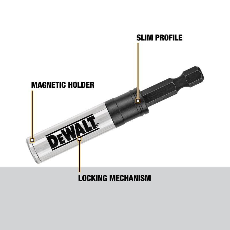 DEWALT Bit Holder, 3-in-1, Impact Ready (DWA3HLDFT)