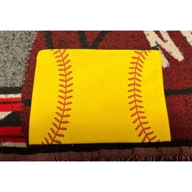 Unbranded Softball Cosmetic Bag Travel