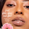 Blossom Scented Moisturizing and Hydrating Shimmer Sparkle Lip Oil, Infused