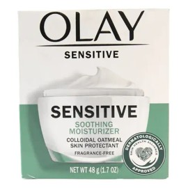 Crema Hidratante Olay para Piel Sensible, Calma y Reduce el Enrojecimiento 48g