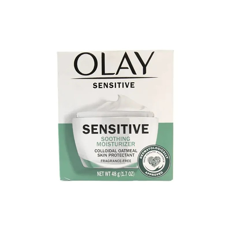 Crema Hidratante Olay para Piel Sensible, Calma y Reduce el