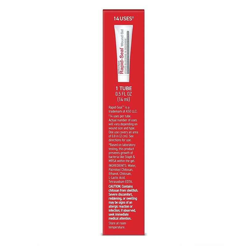 Rapid-Seal Wound Gel (1 Tube) | Stops Bleeding in Seconds