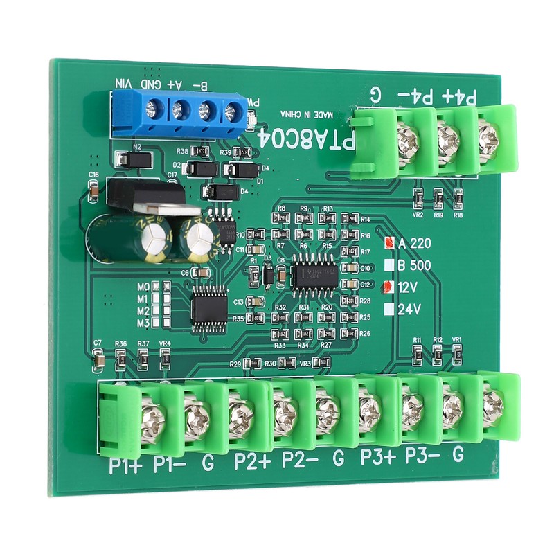 4 Channel PT100 RTD RS485 Temperature Sensor Board Temp Acquisition