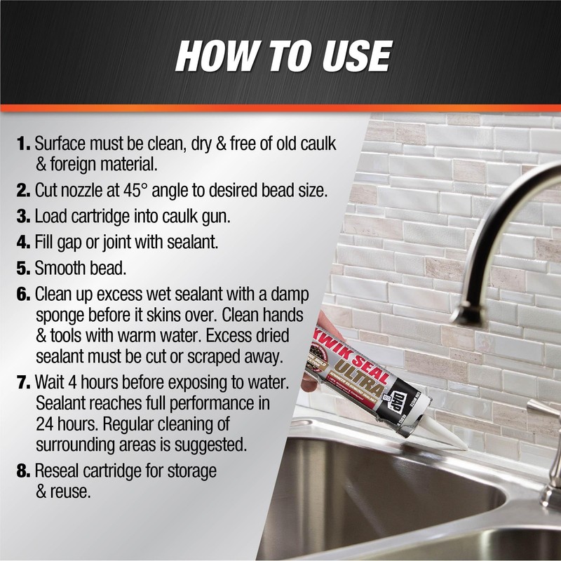 DAP 18899 Silicone-Caulk, 10.1 oz, Biscuit, 10 Fl Oz