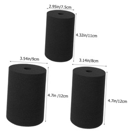 COHEALI 4Pcs Cup Turner Sponge Inserts for Rotary Machines Cylinder Inserts for Various Tumblers Elastic Replacement Sponges for Enhanced Stability and Friction