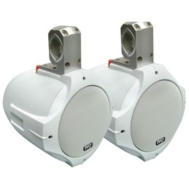 2 New! Pyle PLMRW85 8" 300W Two-Way Marine Speakers
