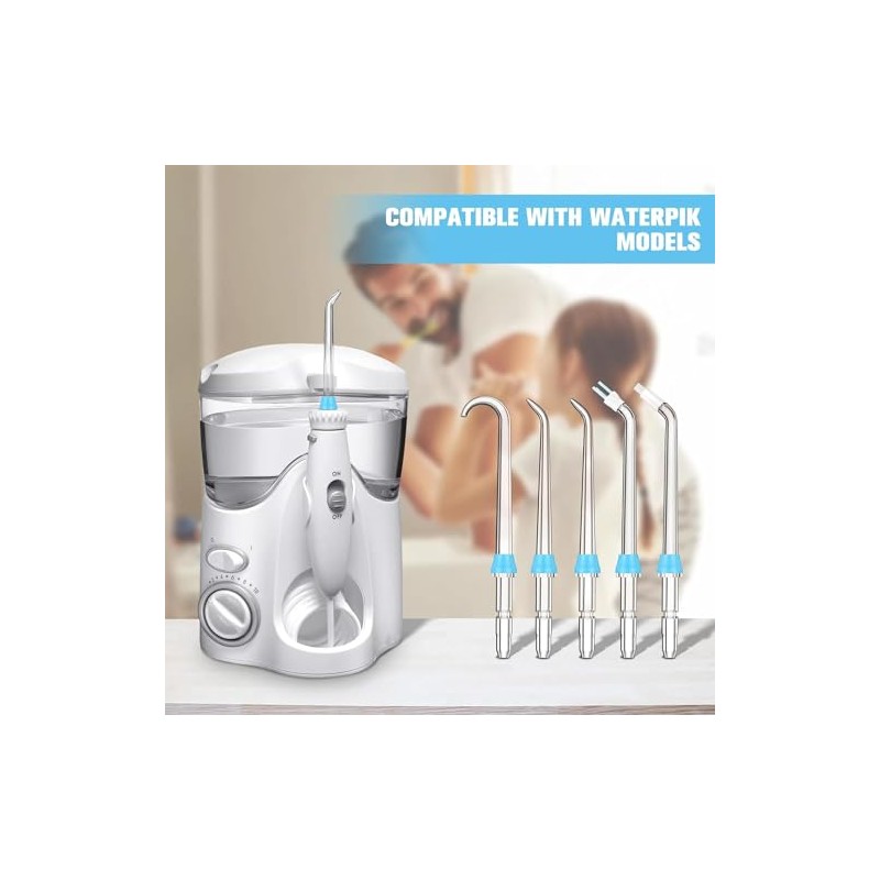 Waterpik Compatible Replacement Flosser Tips - 8 Pack