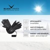 Black Crevice Adult Gloves Black black Size:Medium