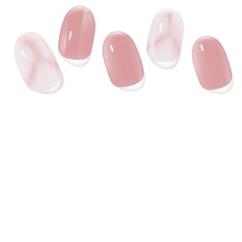 DUKASOU Gel Nail Seals, 28 Pieces Semi-cured Nail Seal, Cured Type, Removable, Gel Nails for Hands, Refreshing Sheer, Odorless, Hand Glow, Easy Off for Women, Girls, Kids, DIY Decorations, Birthday