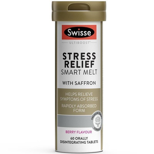 Swisse Ultiboost Stress Relief Smart Melt 60 Tablets