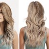 Women Long Wavy Light Blonde Wig Lady Fashionable Cosplay Party