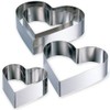 AG 18-8 Heart Shaped Cell Ring 12cm H3cm