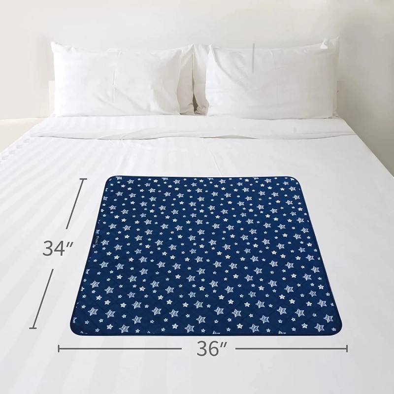 Moonsea Waterproof Incontinence Bed Pads Reusable Absorbent Pee Underpads 36"x34"