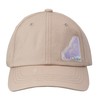Roxy TCP241122 Sequin 6 Panel Baseball Girls Cap, beige, BEG