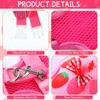 Frienda 2 Pcs Adjustable Chicken Harness and Leash Set Spring