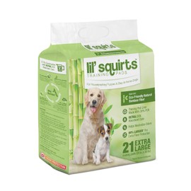 LIL' SQUIRTS Bamboo XL Training Pads 21 Count