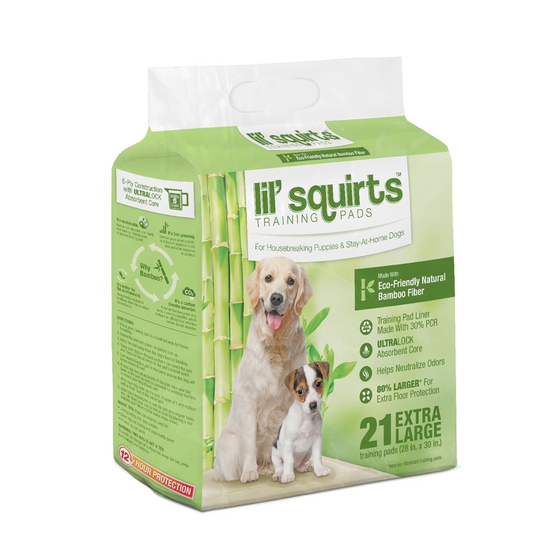 LIL' SQUIRTS Bamboo XL Training Pads 21 Count