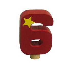 Niermann Standby 9616 Happy Birthday Number 6 Suitable for All Niermann Standby Decorative Items