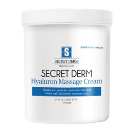 Hyaluronic Massage Cream Secret Derm Quick Moisture Esthetic 1 000ml, 1 piece, 1L / 히알루론 마사지크림 시크릿덤 빠른수분 에스테틱 1 000ml, 1개, 1L