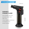 Samniu 4 Pack of Torch Lighter, Jet Flame, Butane gas,