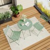 ELETHEBIA Outdoor Patio Chair - Folding Bistro Set with 1